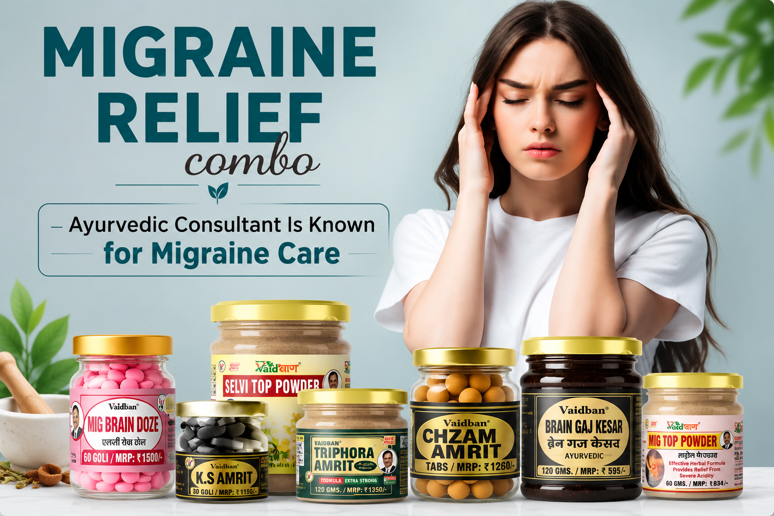 Which Ayurvedic Consultant Is Known for Migraine Care