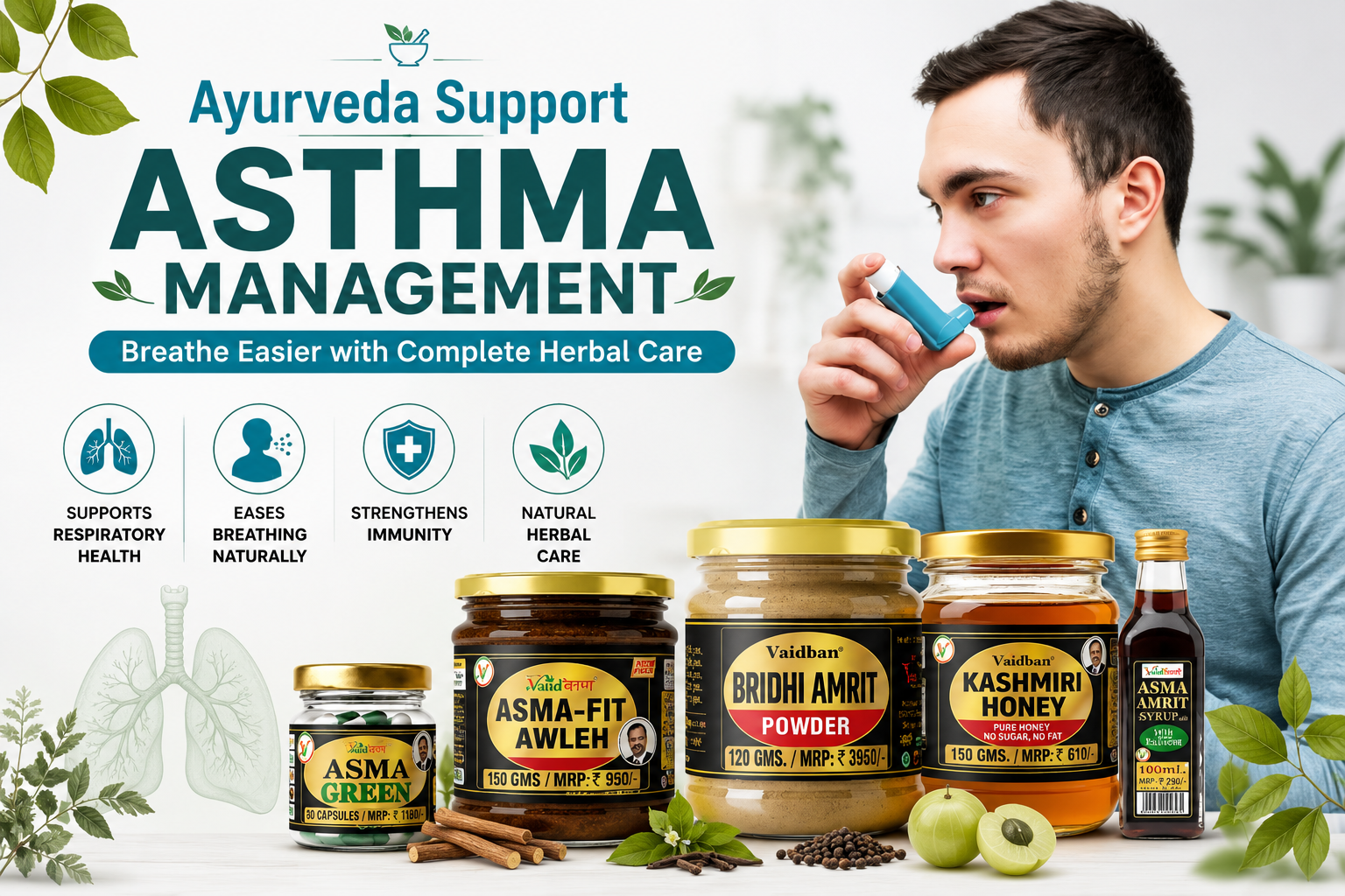 Ayurveda Support Asthma Management